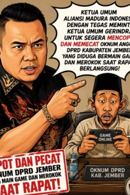 AMI Desak Prabowo Copot Oknum Anggota DPRD Jember yang Viral Main Game dan Merokok Saat Rapat
