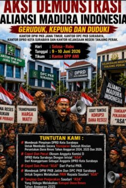 AMI Ancam Kepung DPRD Surabaya dan Kantor PKB, Desak Oknum Anggota Dewan Dipecat
