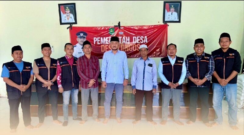 Petugas sensus ekonomi 2026 bersama Kepala Desa LONGOS