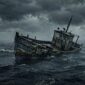 Meng ilustrasikan perahu karam 