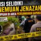 Mayat Buyani (45) ketika ditemukan diarea parit persawahan Dusun Rombu Polalang, Desa Gapura Barat, Kecamatan Gapura, Kabupaten Sumenep, Rabu (8/7/2026) sekitar pukul 06.00 WIB.