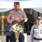 Kapolda Jawa Timur Irjen Pol. Drs. Nanang Avianto, M.Si., saat memberi arahan di acara Pengukuhan Polresta sumenep