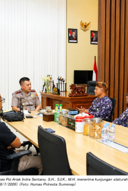 Kapolresta Sumenep Terima Silaturahmi Dirut BPRS, Perkuat Sinergi dan Kemitraan