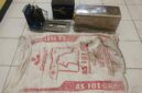 Barang bukti yang di amankan polisi