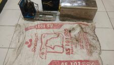 Barang bukti yang di amankan polisi