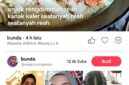 Tampilan layar akun TikTok 