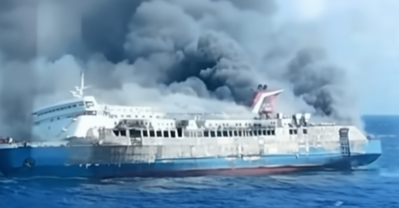 KM Mutiara jurusan Surabaya-Makasar terbakar di perairan Utara Sumenep Madura