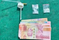 Barang bukti yang diamankan polisi 