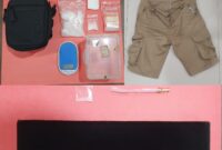 Petugas Satresnarkoba Polresta Sumenep menampilkan barang bukti narkotika jenis sabu seberat 81,53 gram yang diamankan dari dua lokasi di Kecamatan Saronggi dan Kecamatan Bluto, Rabu (2/9/2026).