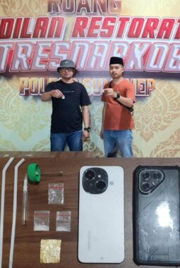 Sempat melarikan diri saat hendak ditangkap, polisi temukan dua poket sabu 0,16 gram