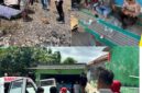 Proses evakuasi jenazah korban menggunakan ambulans Puskesmas Bluto menuju kediaman keluarga.