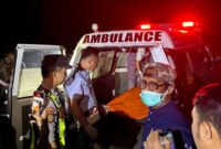 Jenasah di evakuasi ke RSUD Dr. H. Moh Anwar  untuk di lakukan pemeriksaan medis