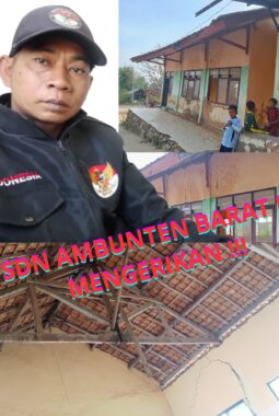 Gedung SDN Ambunten Barat III Retak & Rapuh, Komite Minta Segera Ditindak — Jangan Tunggu Ada Korban