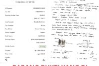 Kanan: Surat pernyataan yang ditandatangani tersangka menjadi salah satu barang bukti dalam perkara ini. Kiri: Bukti transaksi pembayaran yang juga diamankan penyidik. Foto: Dok. Polresta Sumenep / JatimEkspos.com
