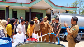 Bupati Sumenep Dr. H. Achmad Fauzi Wongsojudo, S.H., M.H. turun langsung bersama sejumlah instansi 